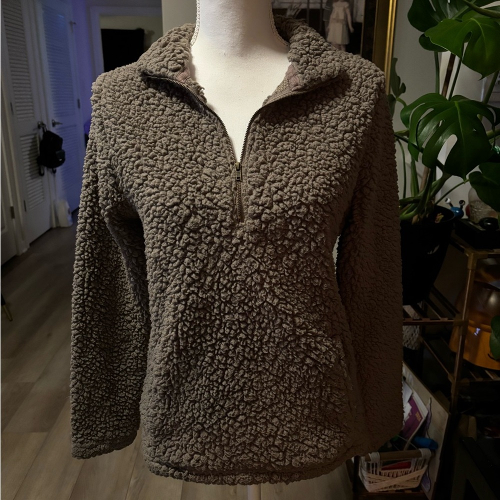 Soft Teddy Pull Over Sweater
